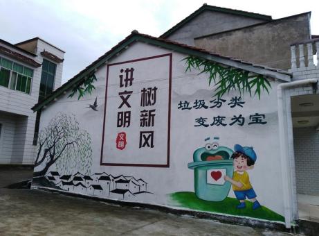 唐河墙绘是现在流行的墙体广告
