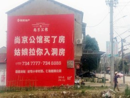 唐河墙体广告在乡镇、农村市场的媒体优势