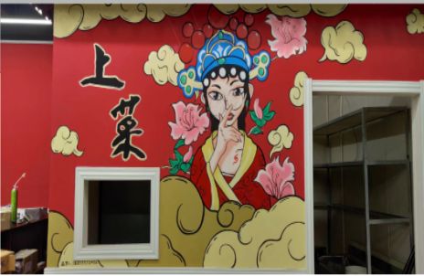 唐河墙体彩绘的发展和应用