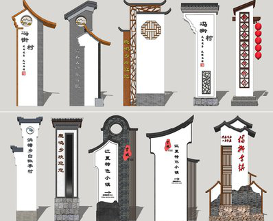 唐河美丽乡村标识标牌有哪些分类？